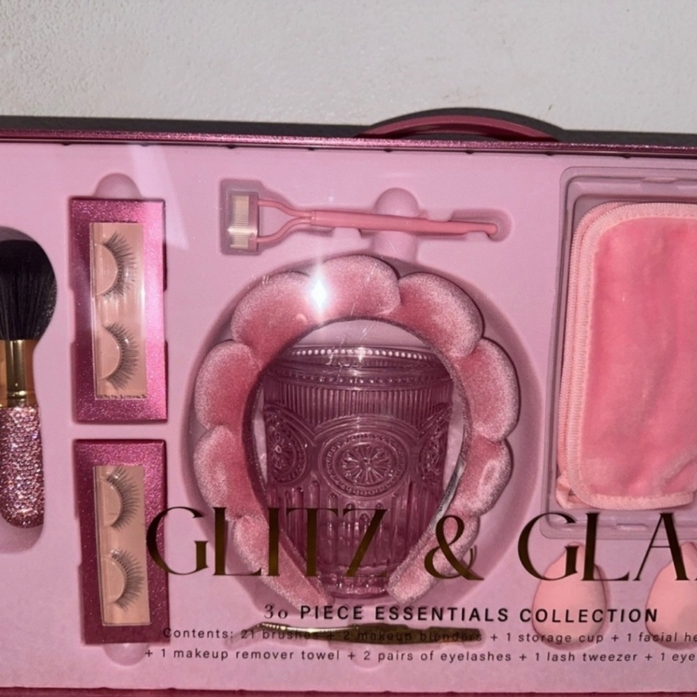 ✨️💕 Blush Glitz & Glam | 30pc Essentials Collection Brush Set pink ✨️💕 - Picture 7 of 9